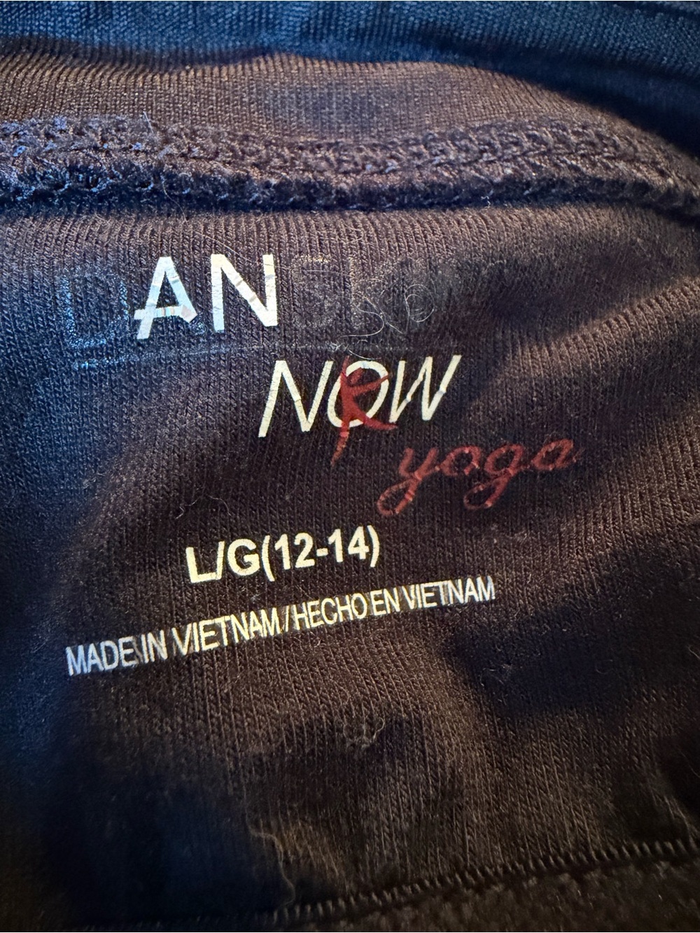 Danskin Now yoga Women's black Strappy Tank Top size large (12-14) - Picture 4 of 7